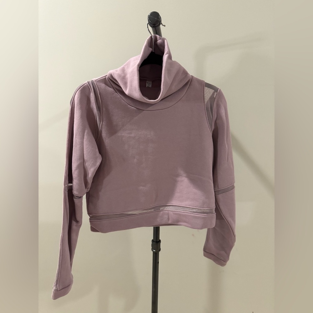 ALO ADVANCE LONG SLEEVE TOP - DUSTED PLUM